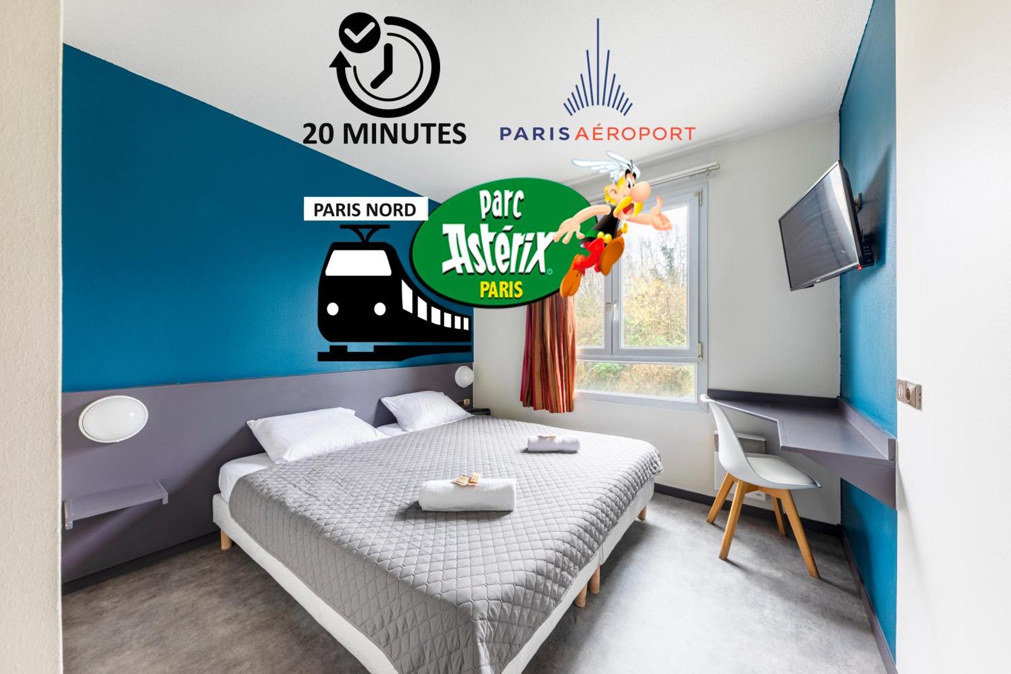 Hotel La Nonette Asterix, Cdg Airport & Paris Centre Orry-La-Ville ภายนอก รูปภาพ