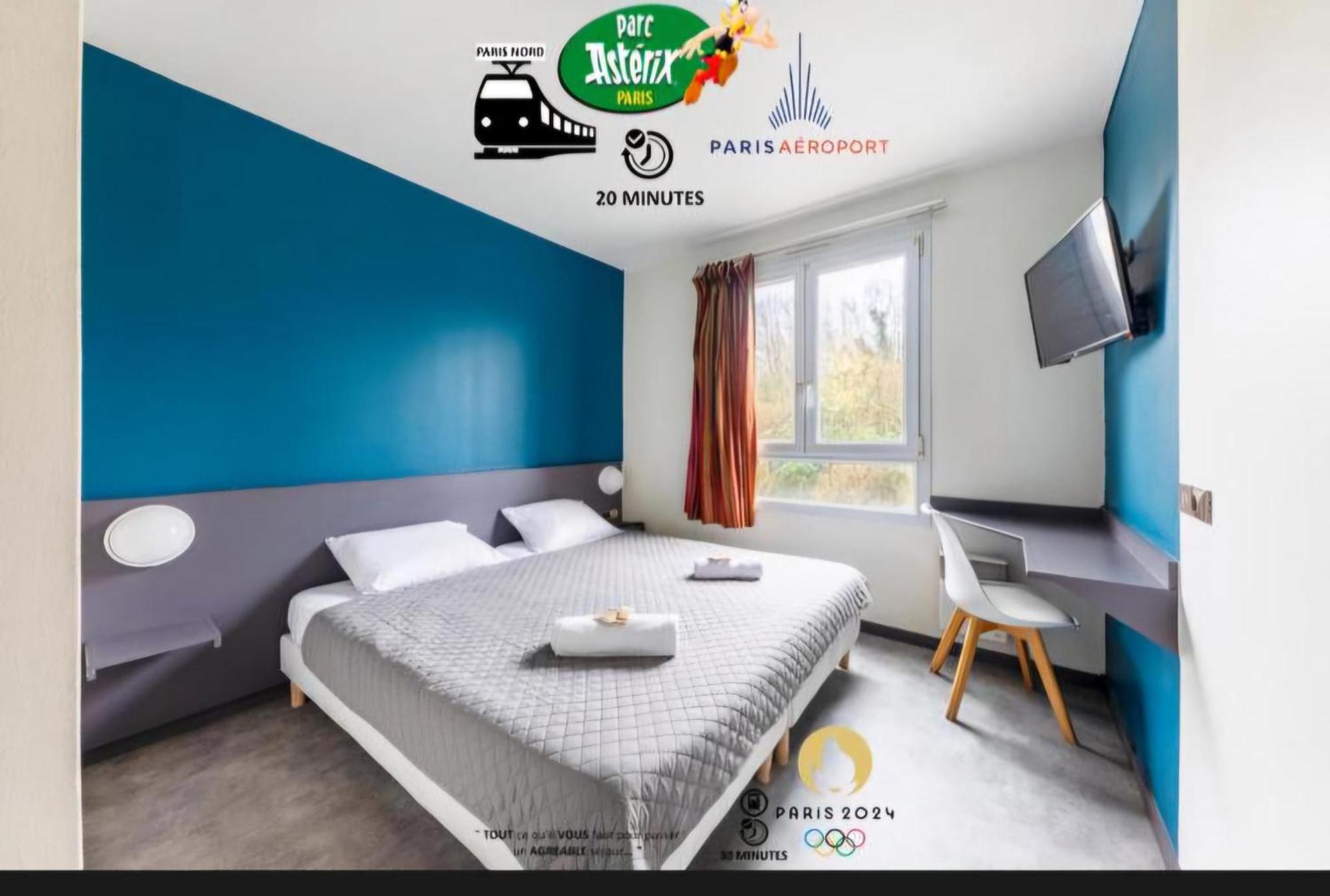 Hotel La Nonette Asterix, Cdg Airport & Paris Centre Orry-La-Ville ภายนอก รูปภาพ